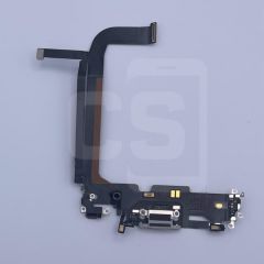 iPhone 13 Pro Max Charging Port with Flex Cable Replacement Part - White