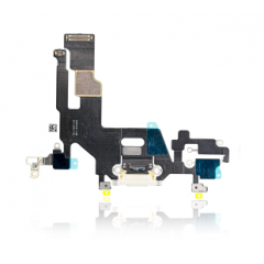 IPhone 11 Charging Port w/ Flex Cable Replacement Part (White)