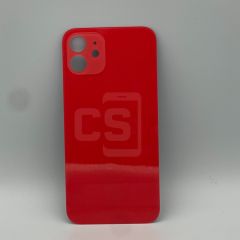 iPhone 12 (Big Hole) Back Glass - Red (NO LOGO)